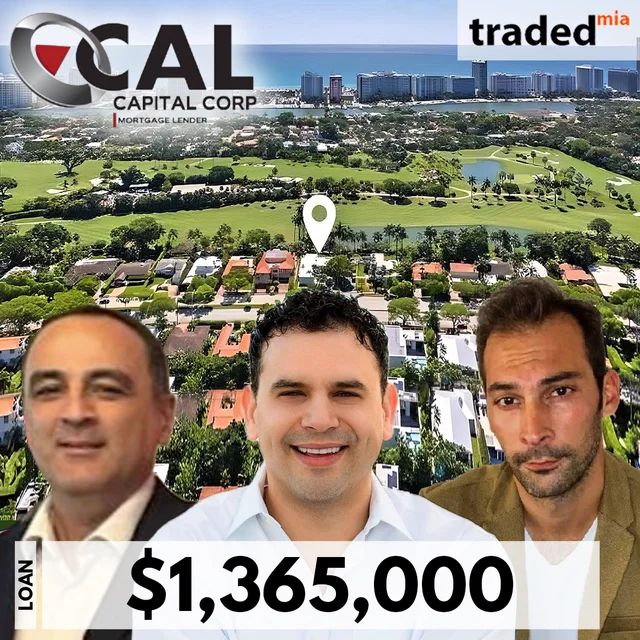 Traded MIA yayını: CAL Capital Corp ile $1,365,000 tutarında finanse edilen işlem, Erman Adanir ile.